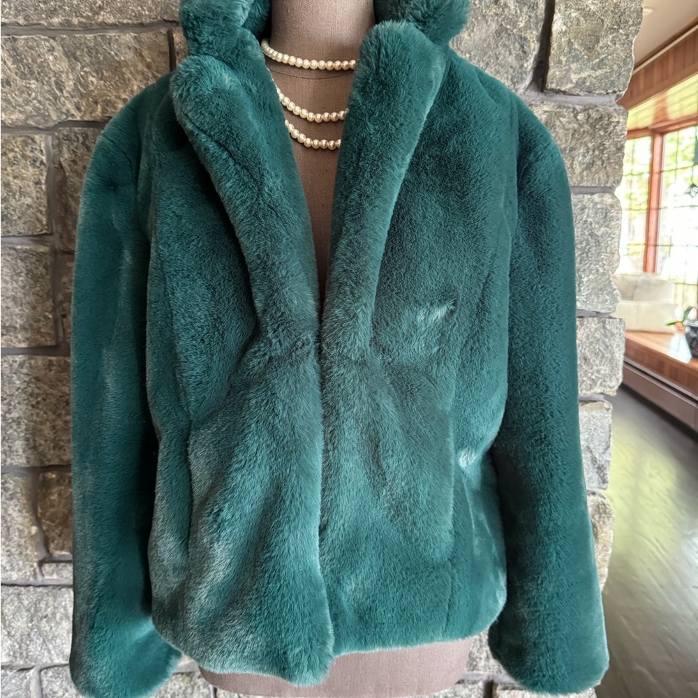 Faux fur jacket